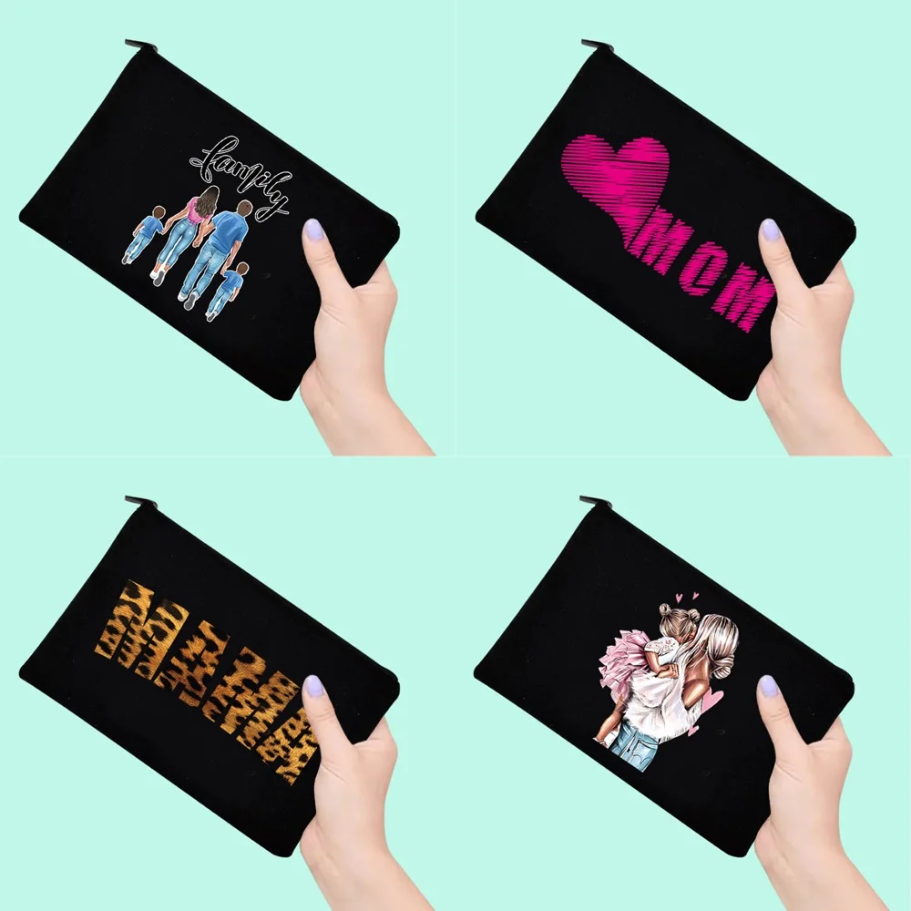 

Ladies Cosmetic Bag Theme Party Storage Cosmetics Sundries Zipper Printing Small Bag Portable Travel Wallet Can Be Washed