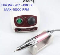 strong 207 nail drill machine 35000rpm for electric manicure drill machine accessory with milling cutter electric nail fil