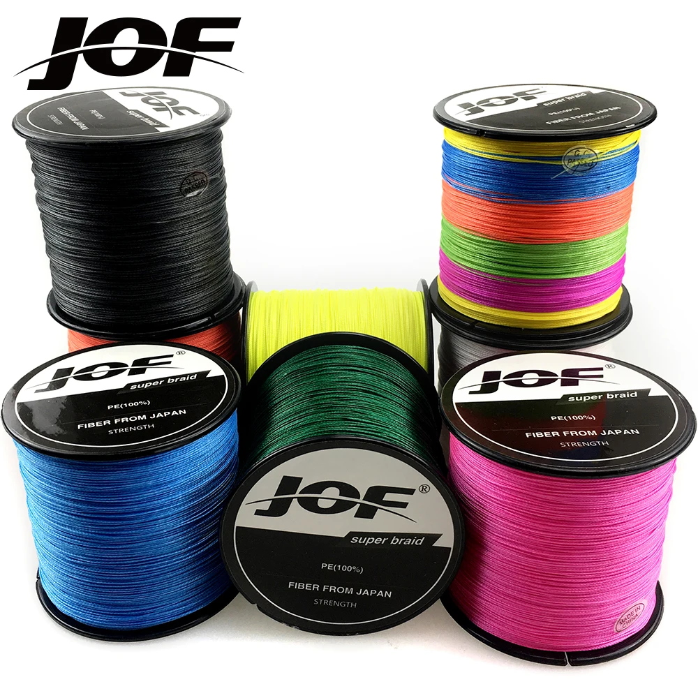 

JOF Braided 8 Strands PE Wire Multifilament Strong Saltwater PE Line 18 22 31 39 43 52 61 78 96lb Line Fishing 300M