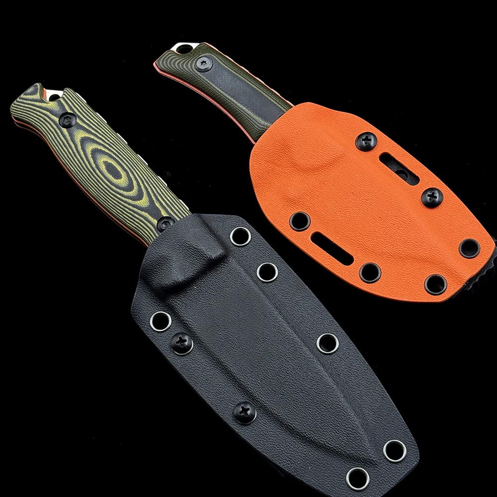 BM 15017 15002 G10 Ручка Охотничий скрытый нож Canyon Hunter с фиксированным лезвием Открытый