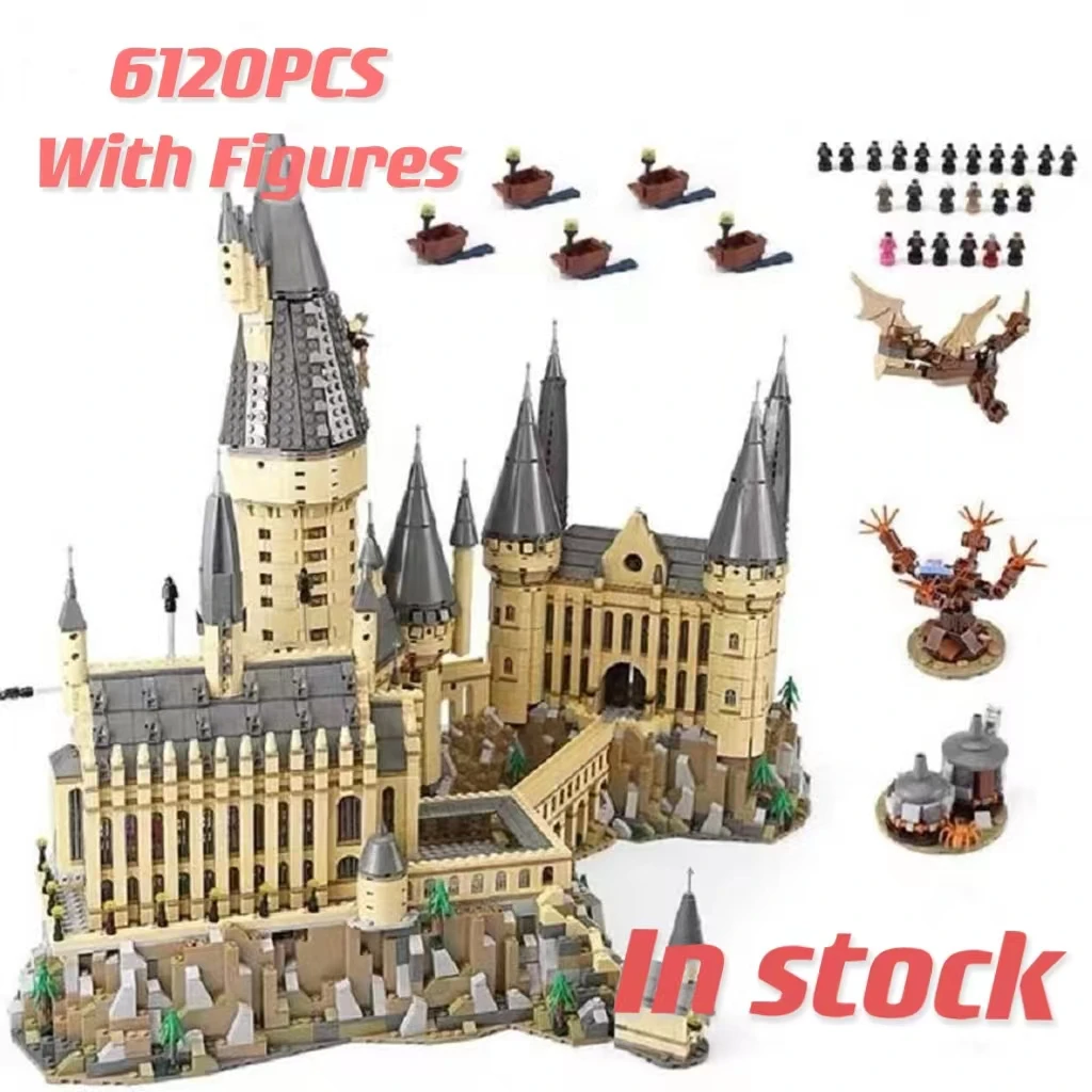 

6120Pcs Harris Forbidden Forest Potter Movie Series Toy Castle Compatible16060 Model Building Blocks Children's Toy Holiday Gift