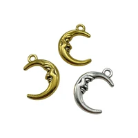 1421mm new charm cute moon pendant beaded bracelet necklace jewelry crafts handmade diy alloy accessories wholesale find