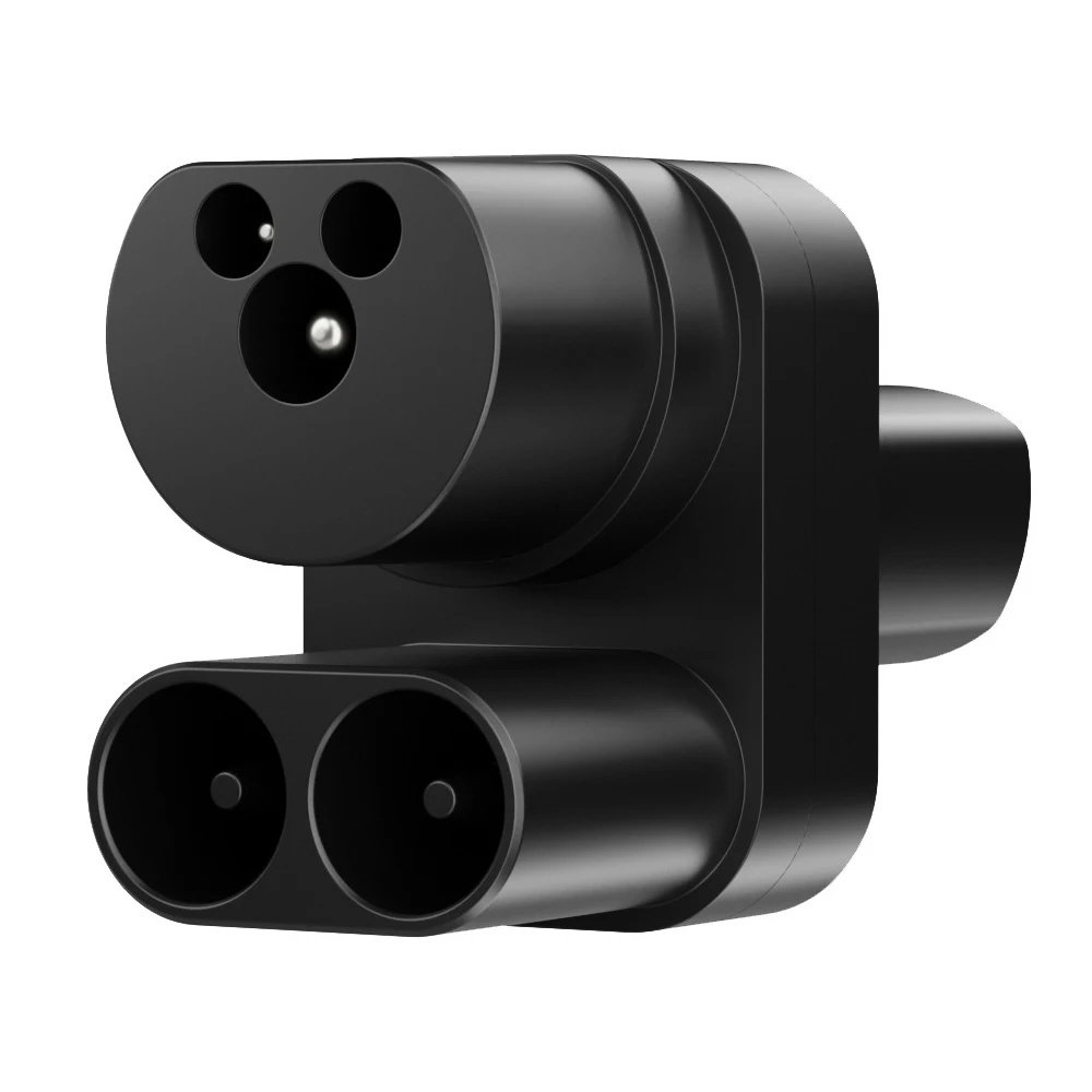 

1 шт. CCS 2 комбинированный тип 2 адаптер Supercharger 400A для Tesla Model 3/X/S/Y 2017 2018 2019 2020 2021