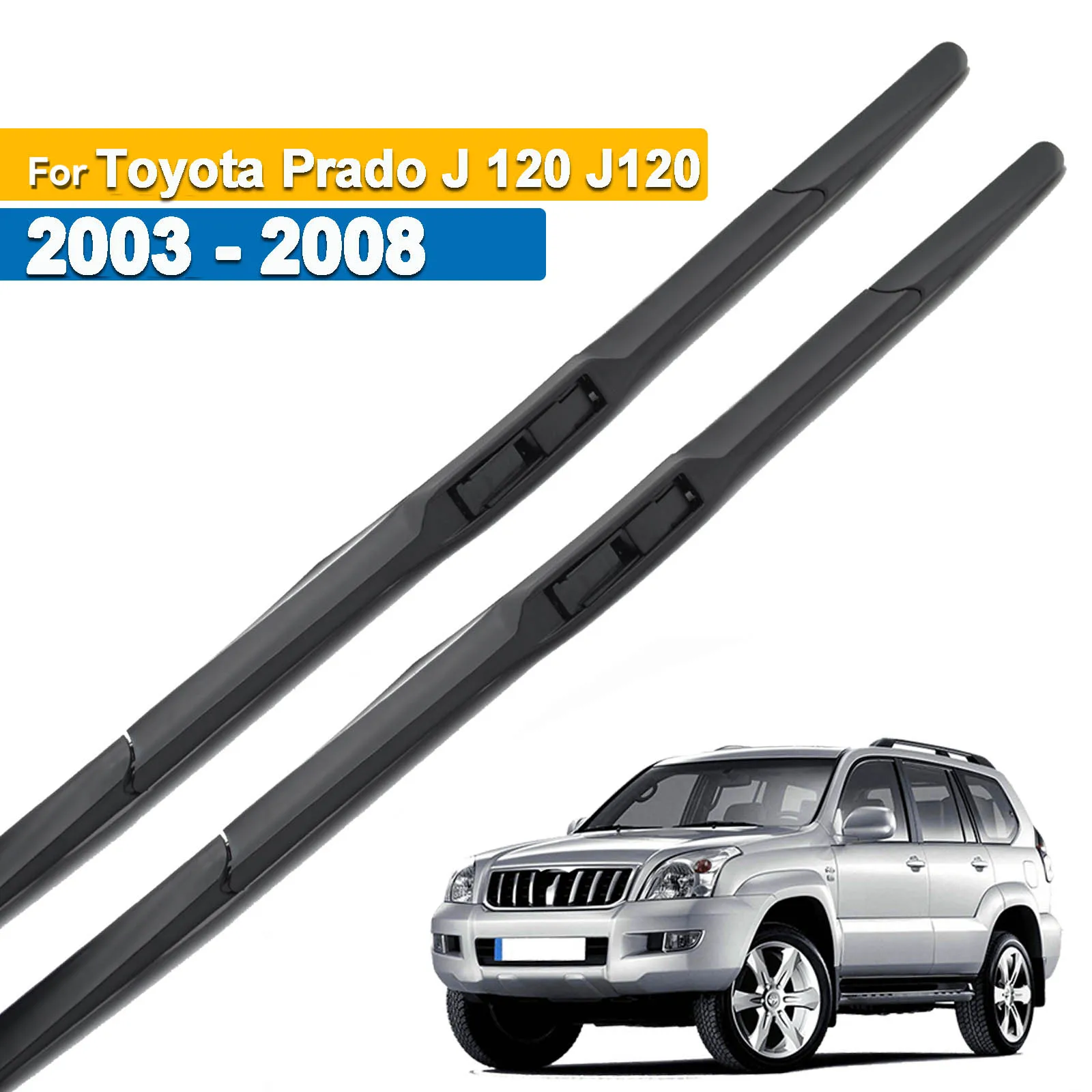 

Щетки стеклоочистителя Erick's LHD для Toyota Prado J 120, J120, 2003-2008, щетки от дождя лобового стекла, лобового стекла, 22 дюйма + 21 дюйм