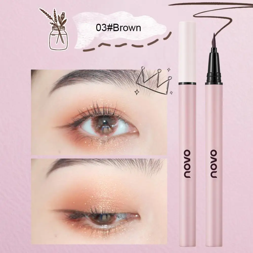 

Brand New Liquid Eyeliner White Coffe Black Glitter Eyeshadow Easy Wearing Waterproof Long Lasting Eye Liner Makeup Maquillage