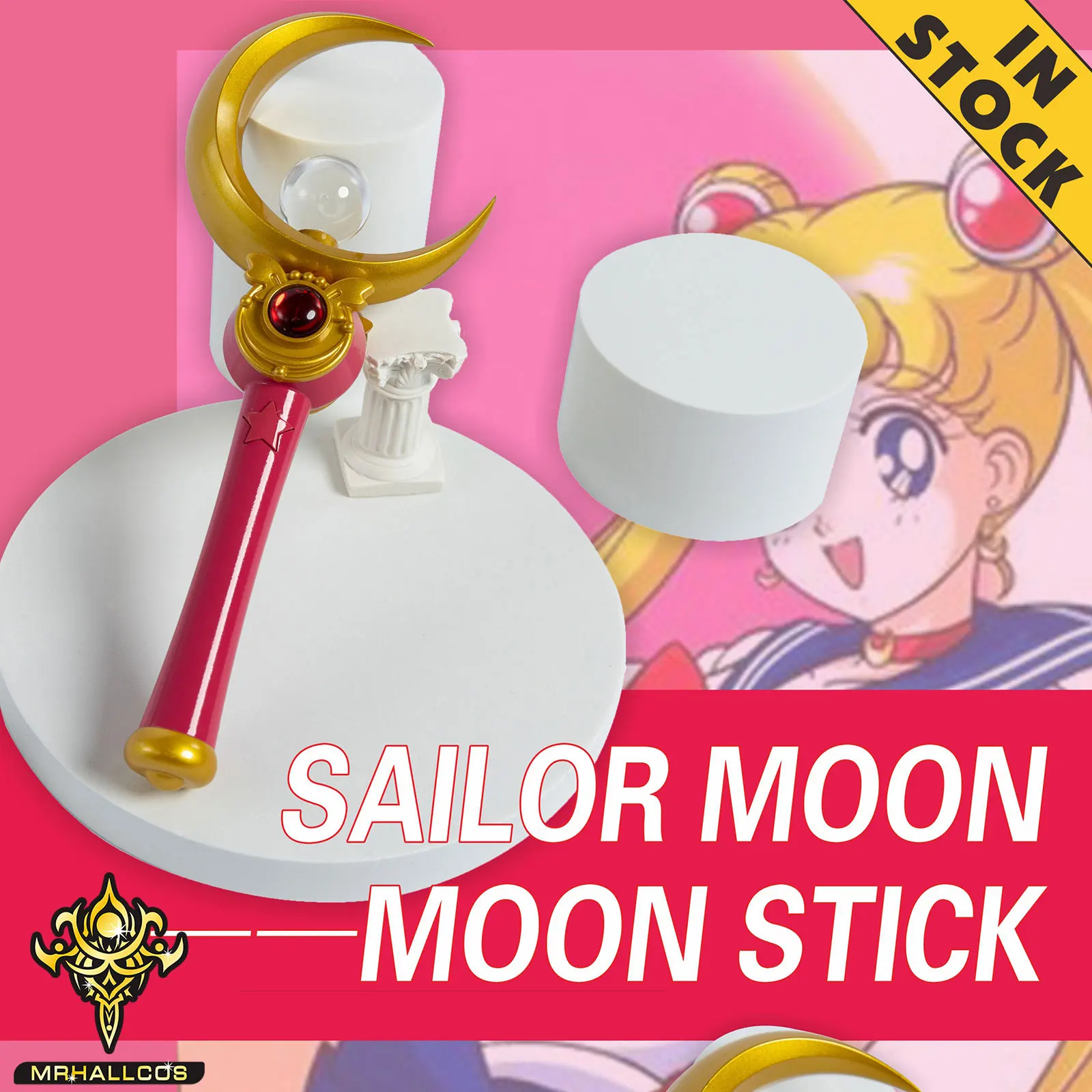 Косплей Аниме MRHALLCOS Сейлор Мун Usagi Tsukino искусственные кристаллы реквизит костюм