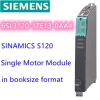 6sl3120 1te13 0aa4 brand new sinamics s120 single motor module in booksize format