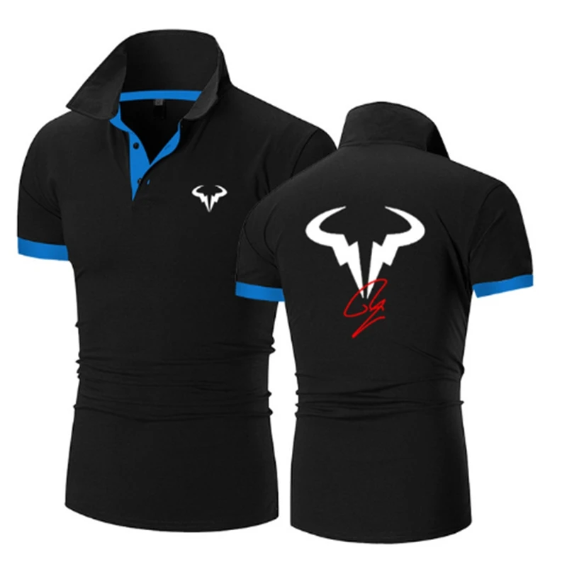 

Футболка-поло мужская с коротким рукавом, из хлопка, в стиле Харадзюку