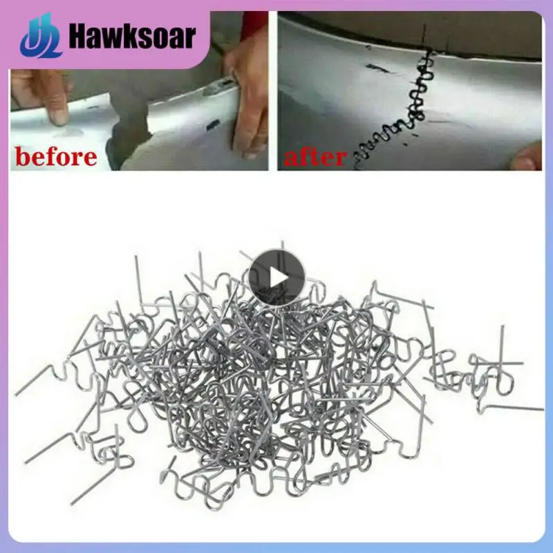 

Bumper Repair Hot Plastic Welder Heat Gun Hot Stapler S Wave Staples Iron Staples Plastic Welding Bumper Soldering Tool