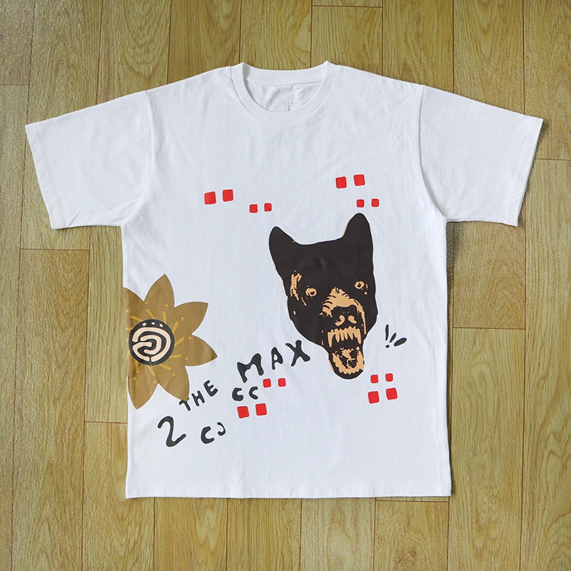 

Новинка 2022, мужские футболки с изображением кактуса Джека астромира волка, футболки в стиле хип-хоп, уличные хлопковые футболки для скейтбо...