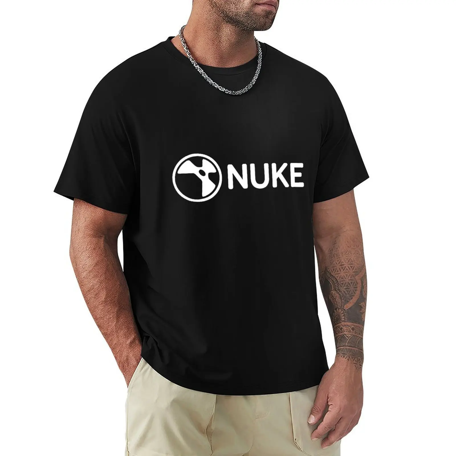 Фото THE FOUNDRY - Футболка NUKE для повседневной носки, базовая модель с коротким рукавом №1