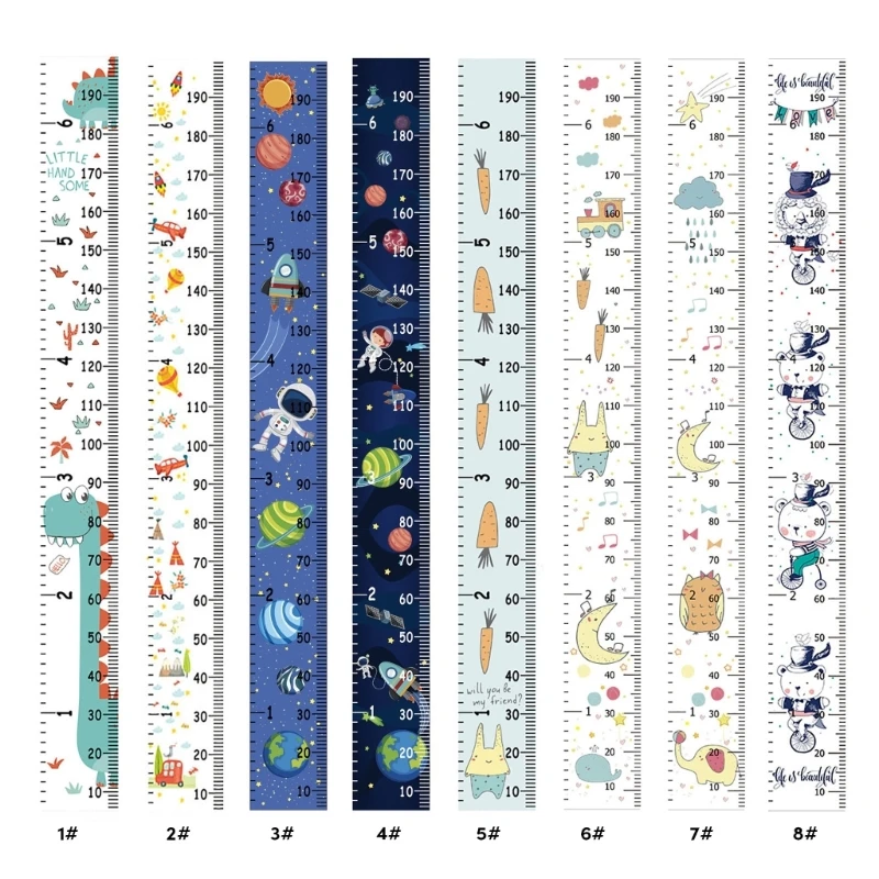 Тканевая холстовая линейка для диаграммы роста ребенка украшения детской
