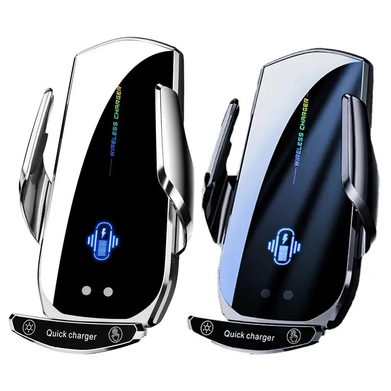 

Автомобильное беспроводное зарядное устройство, многофункциональная стабильная Зажимная вращающаяся зарядка с креплением на вентиляционное отверстие, умная зарядная станция, автомобильные аксессуары