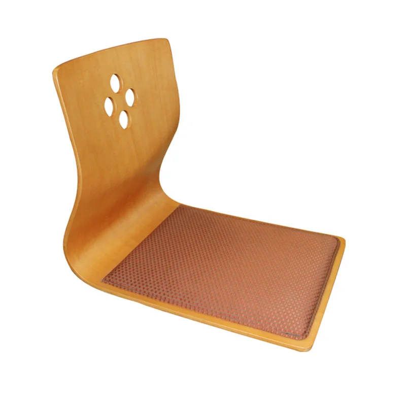 Coffee Finish Japanese Living Furniture Floor Tatami Designer Chair For Kotatsu/watching Tv 