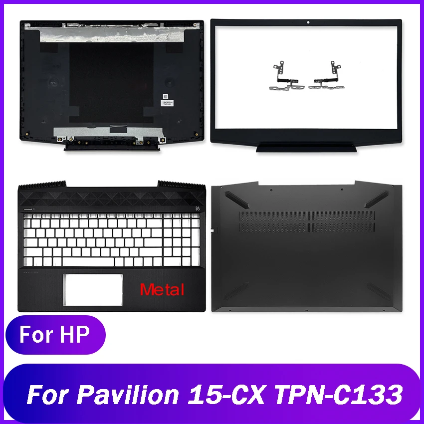 

Новая задняя крышка для ноутбука HP Pavilion 15-CX TPN-C133, задняя крышка ЖК-дисплея, передняя панель, Упор для рук, Верхняя Нижняя часть, петли