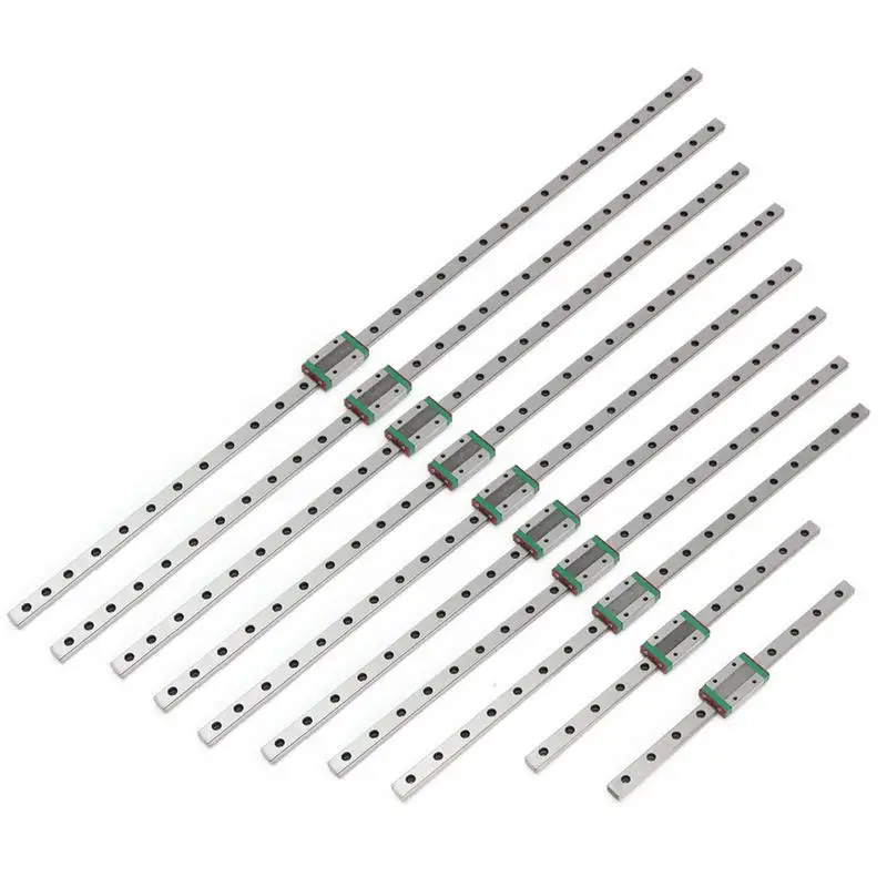 

MGN12 100 150 200 250 300 350 400 450 500 550mm Miniature Linear Rail Linear Guide Stainless Steel 3D Printer Accessories