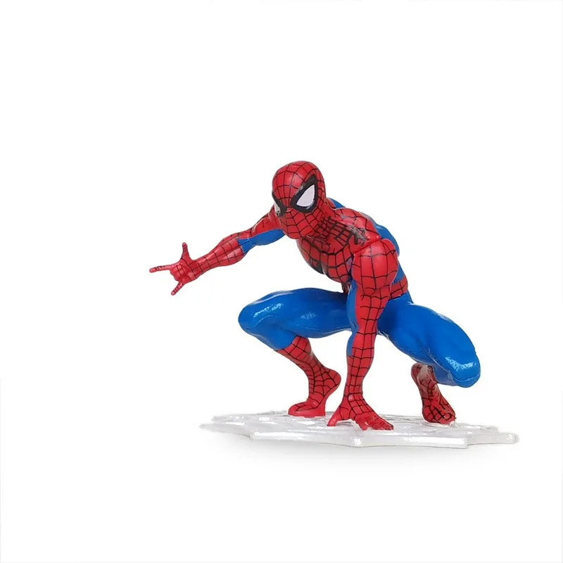 

Marvel Avengers The Amazing Spider-man Spiderman Action Figure Posture Model Anime Decoration Collection Figurine Toy Model 5cm
