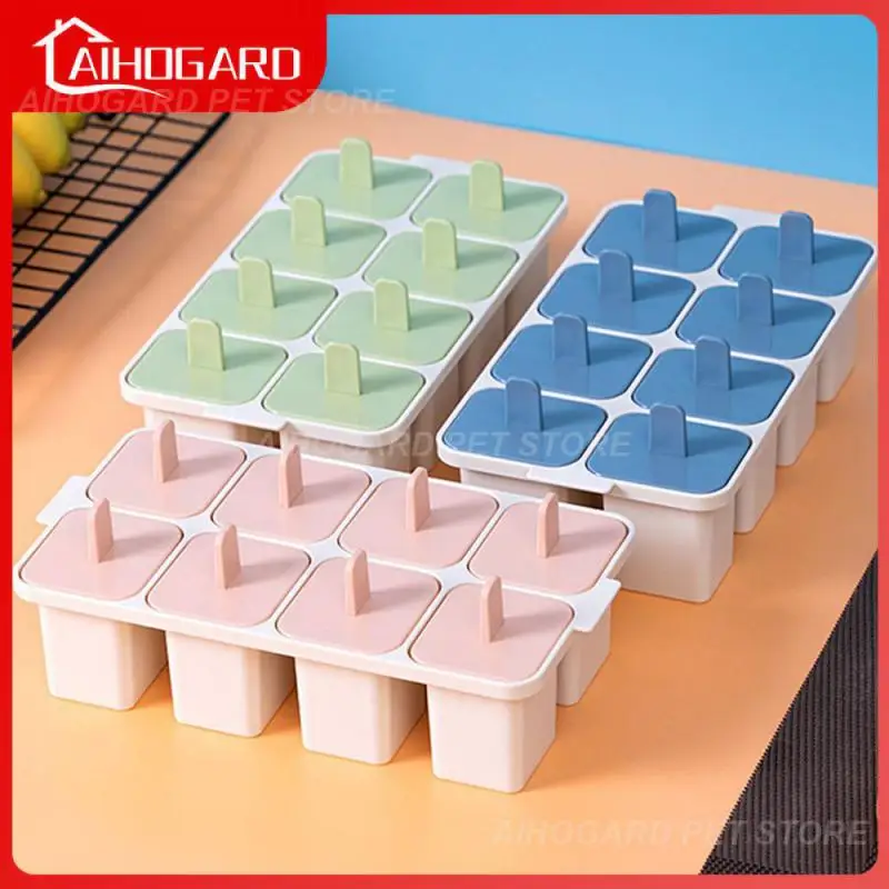 

No Smell Ice Cream Mold Diy Easily Demould Ice Tray Food Grade Creative Diy Moulds Kitchen Tools Pp Ice Cups Elastic Ice Mold