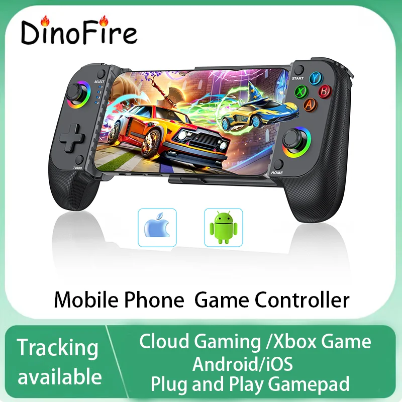 Мобильный геймпад Dinofire С Эффектом Холла для Xbox Android Ios