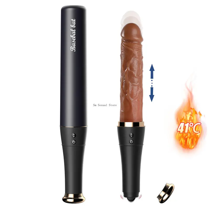 

9.4 Inch Realistic Handheld Penis Sliding Foreskin Dildo Heated Dildos Female Masturbator Big Dick Adult Anal Sex Toy Store