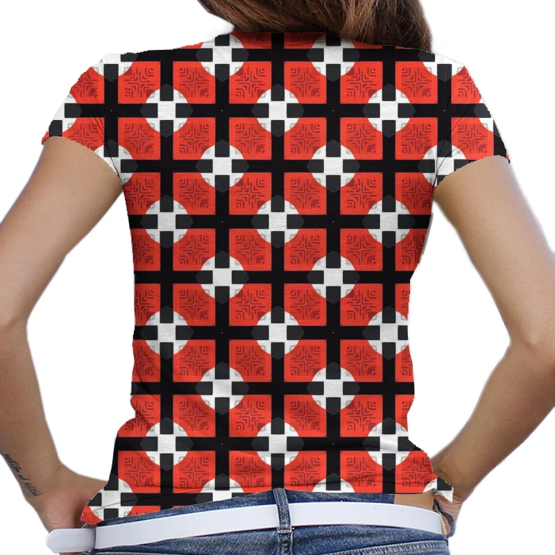 

Women T-Shirt Tops Japanese Nail Pattern Women's Clothing O-Neck Femme Ladies Unisex Luxury 2022 New Summer Short Sleeve Clothes