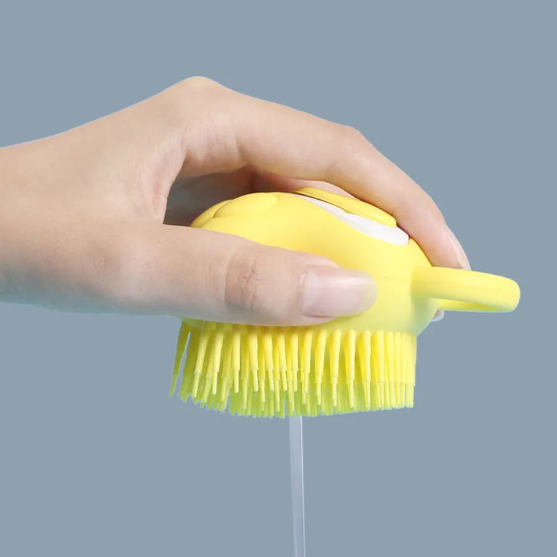 

Аксессуары для домашних животных, силиконовый диспенсер для массажа шампуня, портативная щетка для собак, кошек