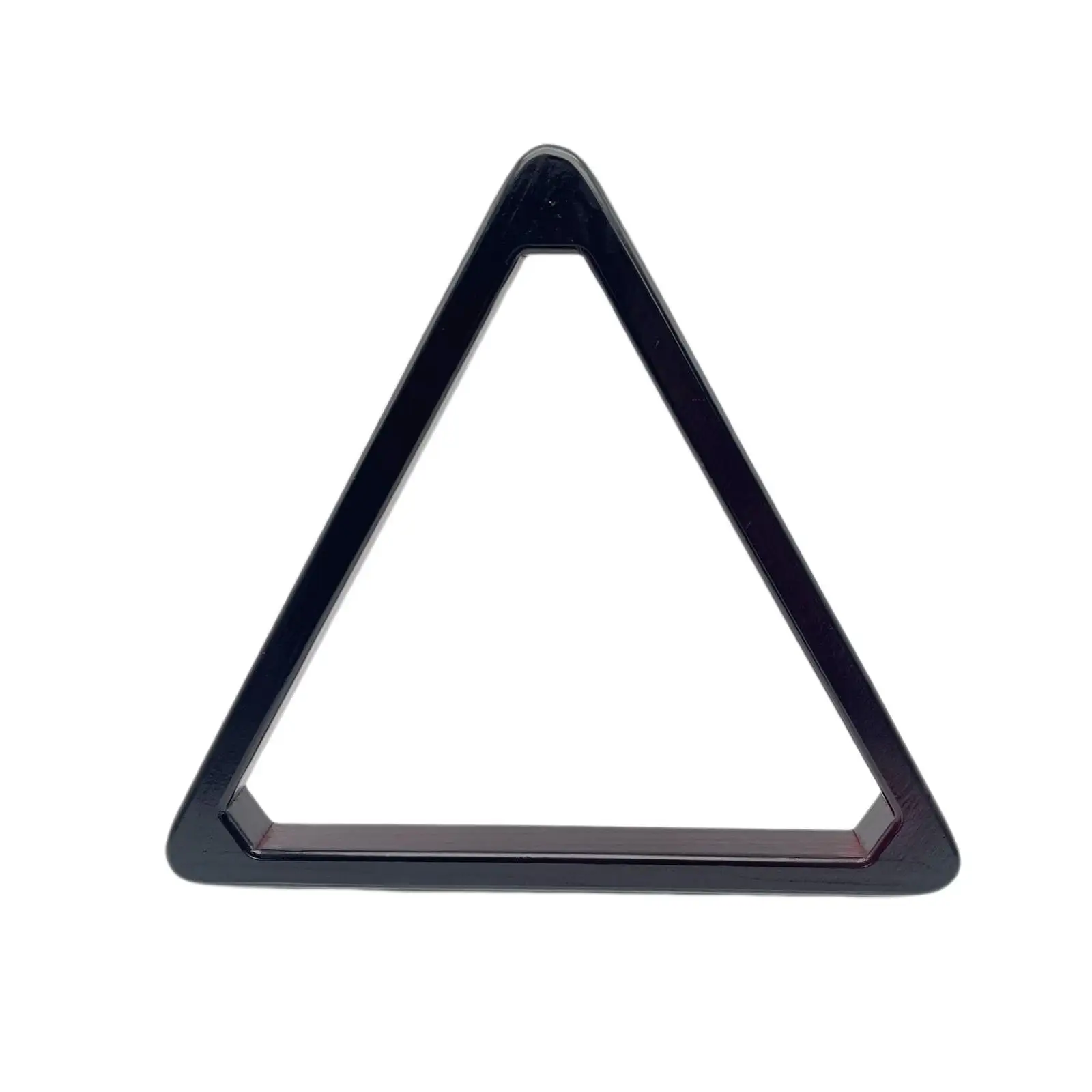 

Деревянная подставка для бильярда, спортивные принадлежности, плоская прочная треугольная стойка для бильярда