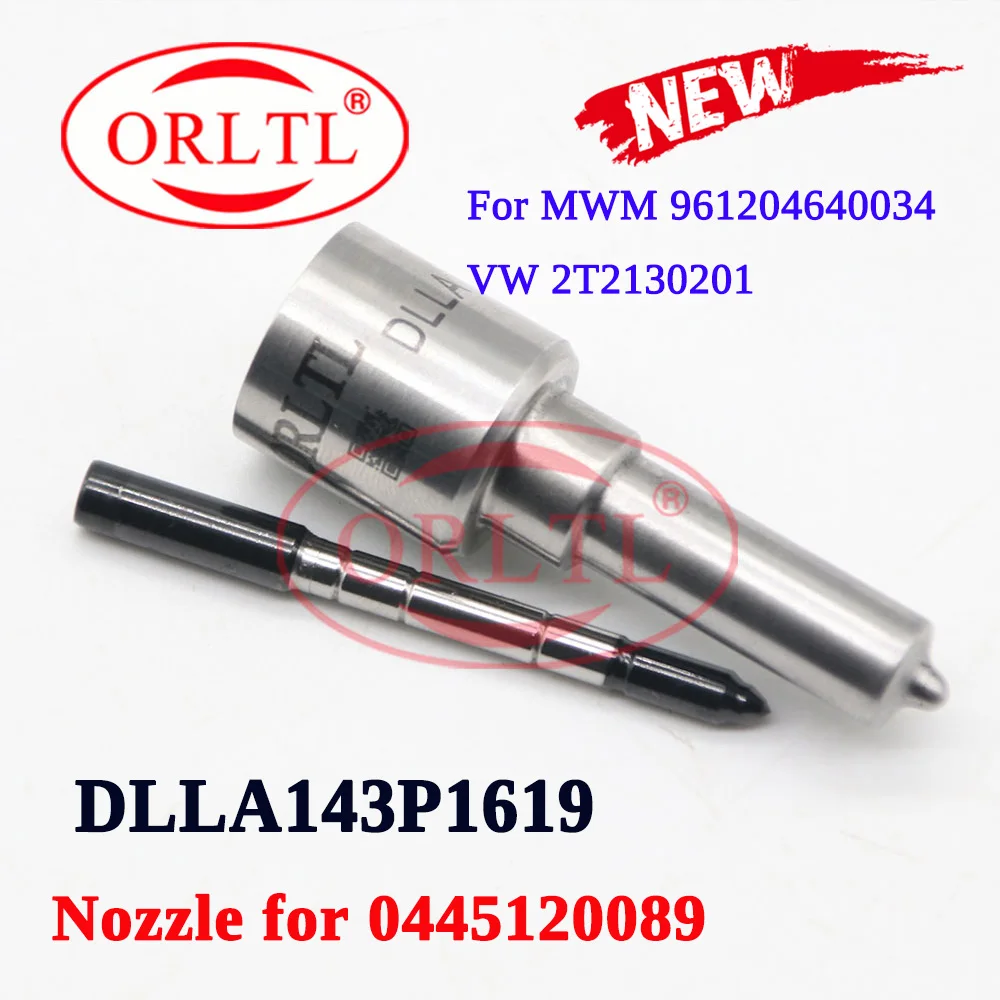 

DLLA143P1619 0433172037 Diesel common rail injection nozzle DLLA 143 P 1619 Original fuel oil spray nozzle for 0445120089
