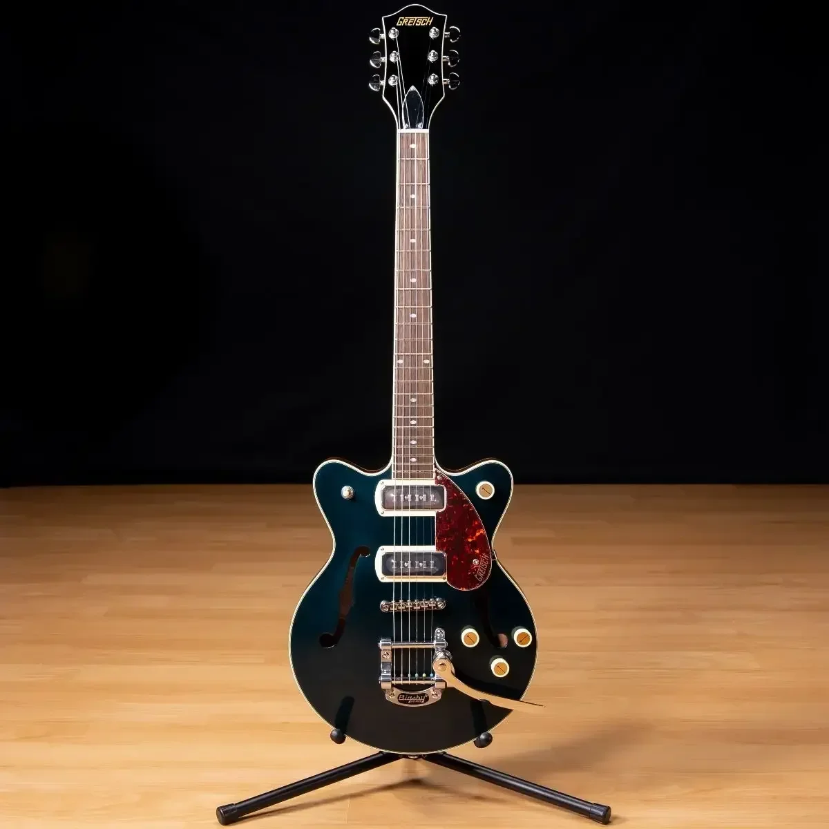 ЛЕТНЯЯ СКИДКА НА ЦЕНТРАЛЬНЫЙ БЛОК GRETSCH G2655T-P90 STREAMLINER - СЕРЕМЕННАЯ НОЧНАЯ ПОДВЕСКА