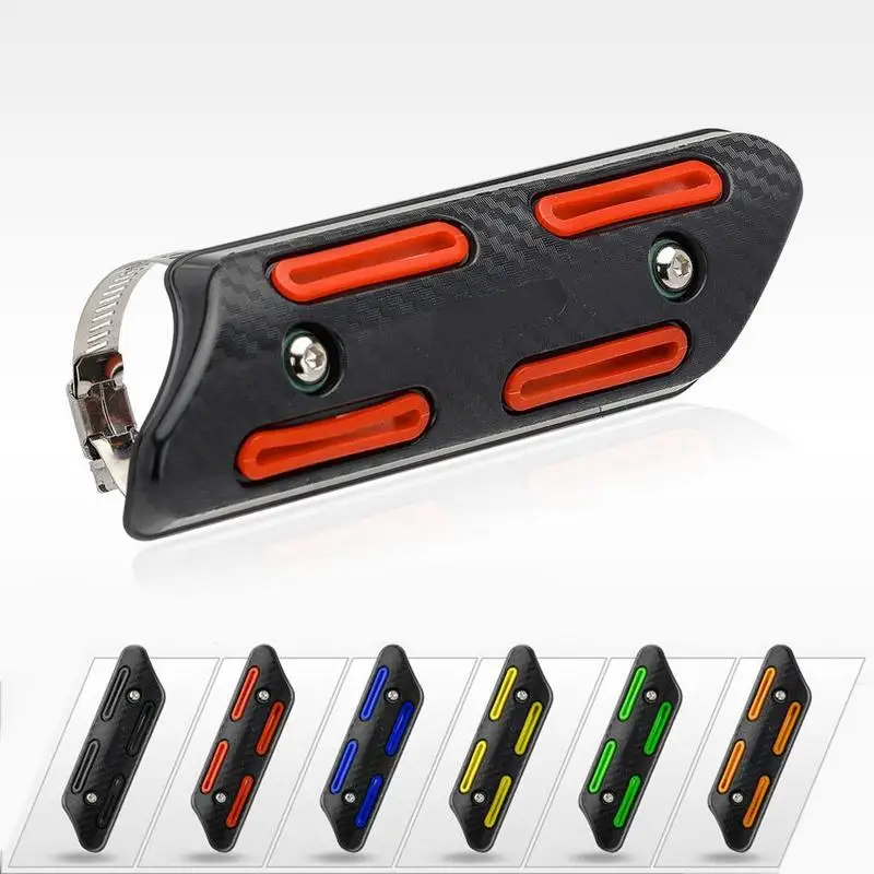 

Motorcycle Chrome Exhaust Muffler Pipe Heat Shield Cover Guard ForHarley For Cruiser RoadKings SoftailSportster Etc Moto Supply