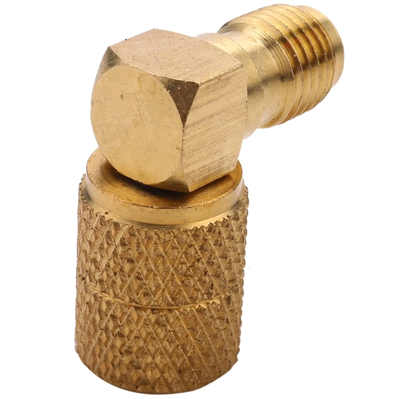 2X M1/4 Sae-F 5/16 Переходник для холодильного адаптера шланга манометров R410A