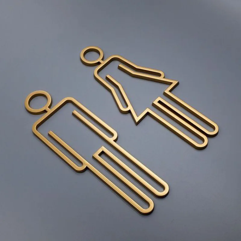 

Набор 3D вывесок для ванной комнаты