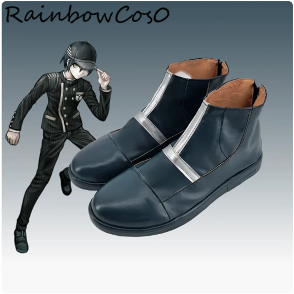 Фото Saihara Shuichi Danganronpa V3: Killing Harmony Обувь для косплея Сапоги Игра Аниме Вечеринка Хэллоуин RainbowCos0 W4833 №3