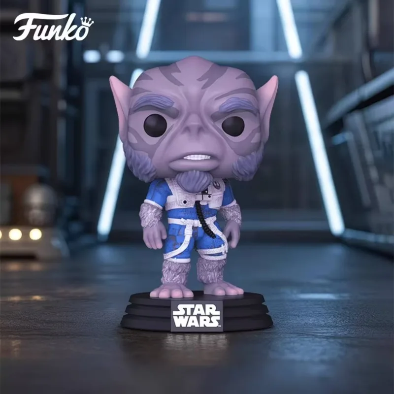 Фото Коллекционная фигурка Funko Pop Star Wars The Mandalorian Zeb Orrelios, высококачественная коллекционная игрушка, подарок для фанатов, украшение для дома и офиса №2
