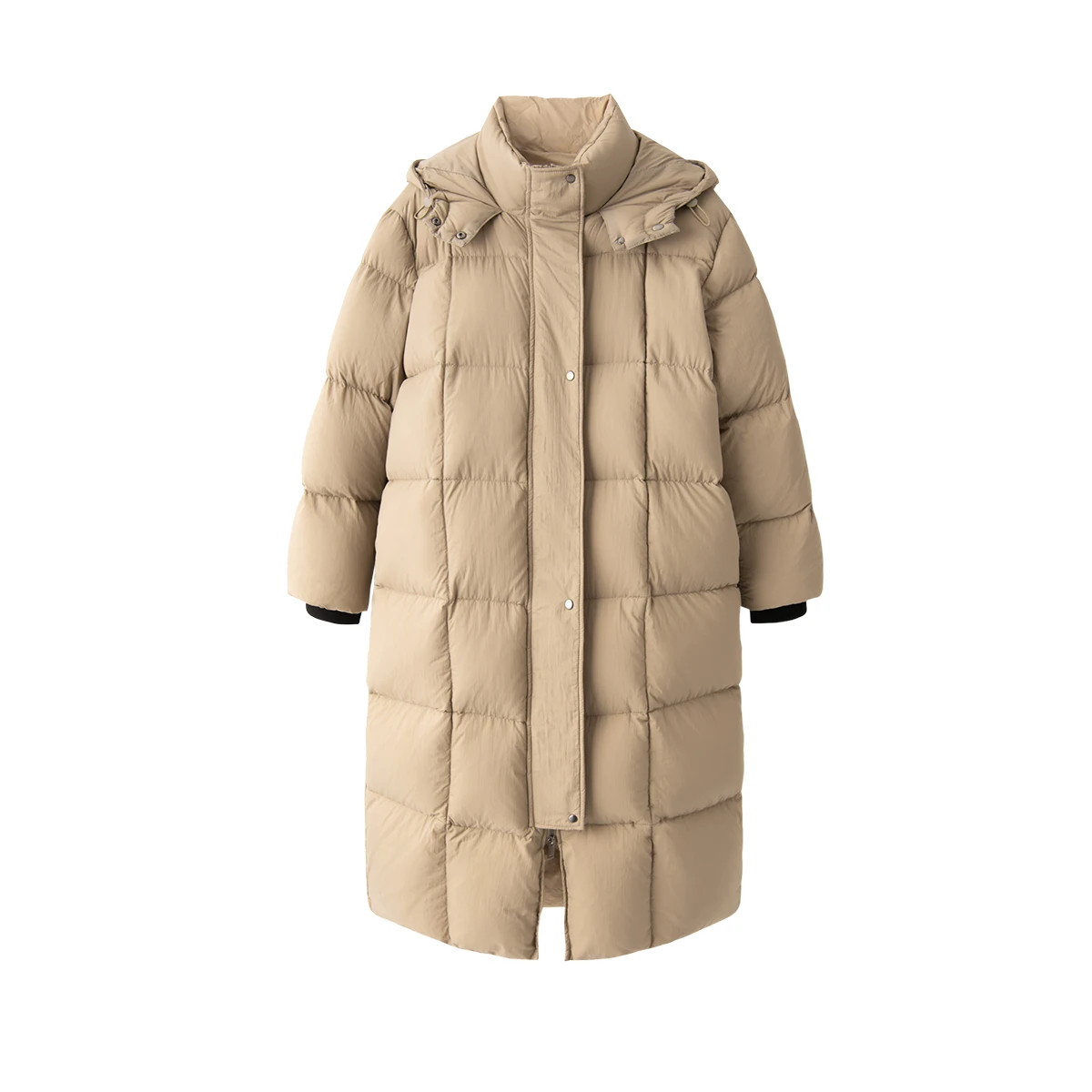 Thick New Casacos De Inverno Feminino 2022  90% White Goose Down  Long Coat High Street  Wide-waisted Pockets  Abrigos De Mujer