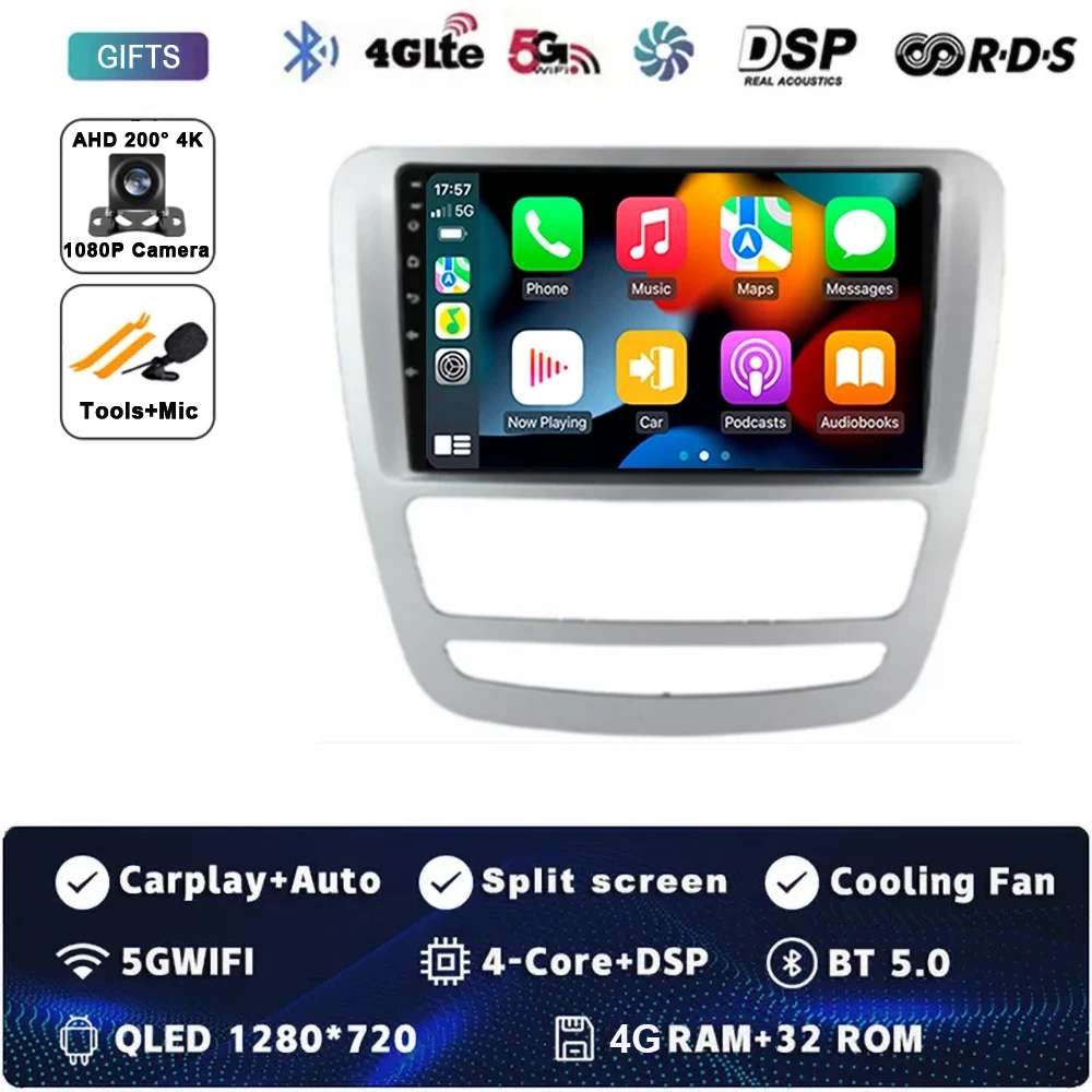 

Android 14 GPS-навигация для JAC T6 T8 2015 2016 2018 2022 2021 Автомобильный DVD-плеер Головное устройство Радио Стерео Carplay Авто 360 Камера 4G