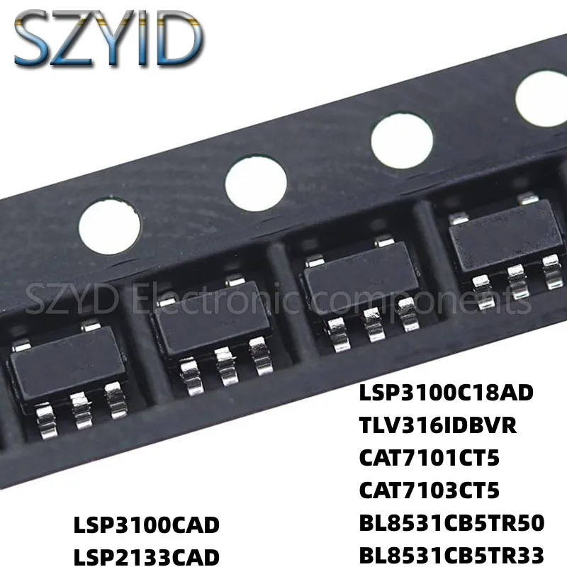 

100PCS SOT23-5 LSP3100CAD LSP2133CAD LSP3100C18AD TLV316IDBVR CAT7101CT5 CAT7103CT5 BL8531CB5TR50 BL8531CB5TR33