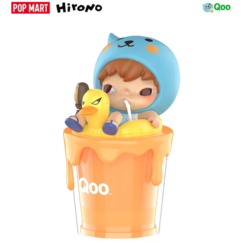 Фото POPMART Hirono X Qoo Blushing After Drinking Series Модная слепая случайная коробка игрушки Mystery Box Guess Bag Фигурка-сюрприз №5