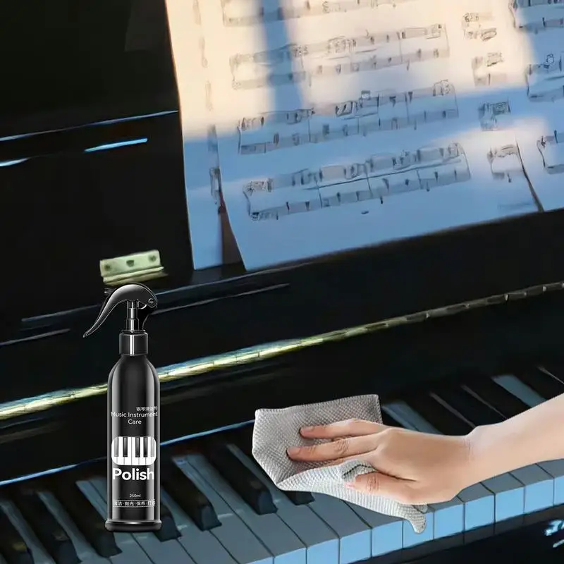 Набор для ухода за фортепиано Мощный многоцелевой лак-спрей 250 мл Портативные