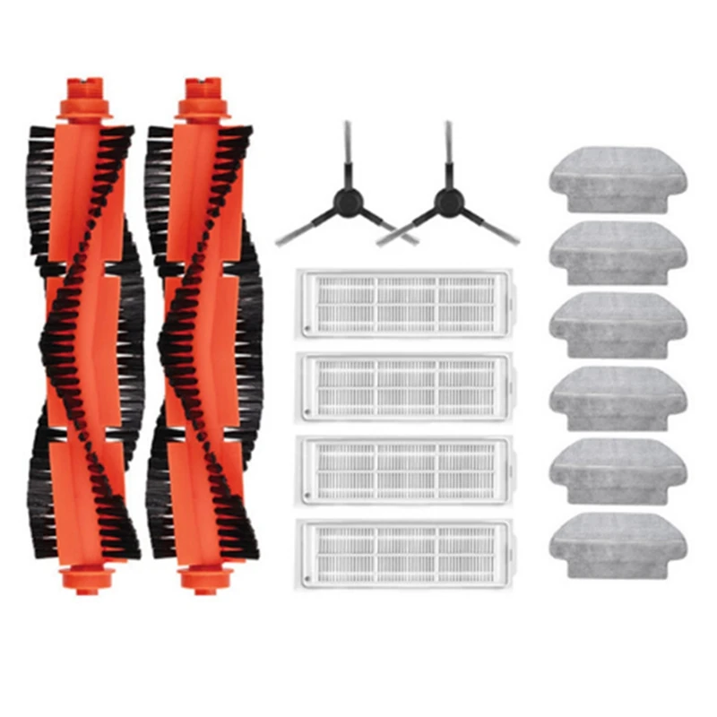

Robot Vacuum Hepa Filter Main Brush Roller Mop Cloth Side Brush Cleaner Vacuum Cleaner Kit For Xiaomi Mi For Mop Pro STYJ02YM