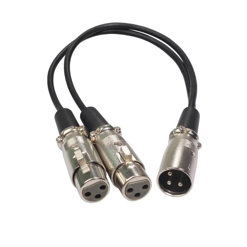 

Revolving Double Cannon Mother One Point Two Cannon Audio Line Microphone Conversion Line Zinc Alloy Assembly Type