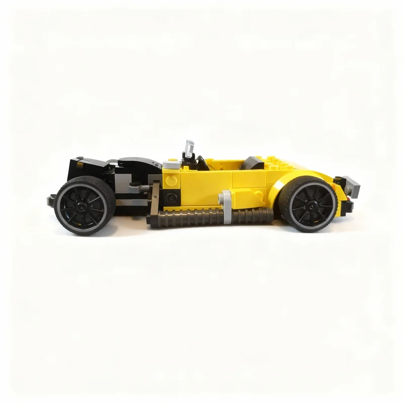 168 деталей MOC City Champions T-Bucket Hot Rod Модель игрушки Конструктор Архитектурный набор Рождественский подарок Арт-идея из кирпичиков Образовательный DIY (art.: 3920dcccd2ba2) - 3920dcccd2ba2