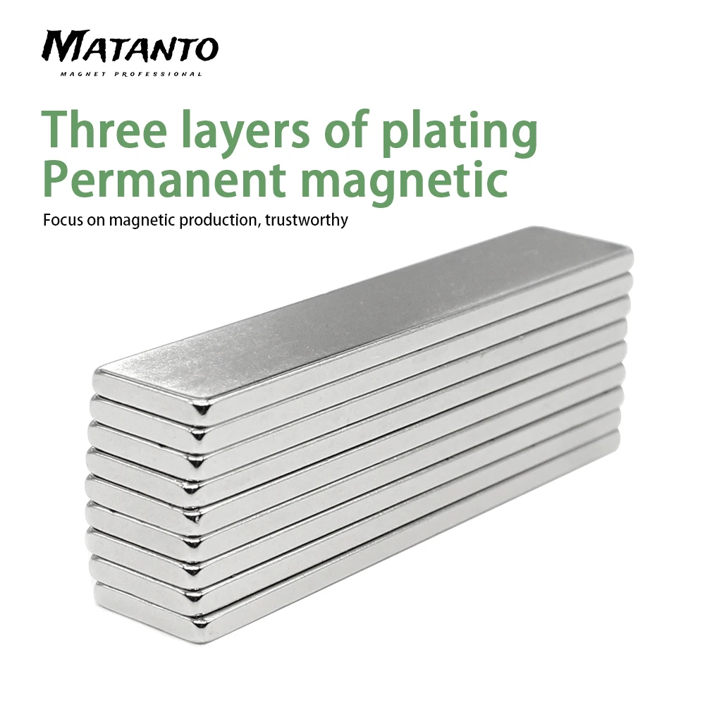 2/5/10/20/50PCS 50x10x2mm Thin Block Strong Rare Earth Magnet With 3M Tape 50*10*2 Rectangular Neodymium Magnets Sheet 50x10x2 |