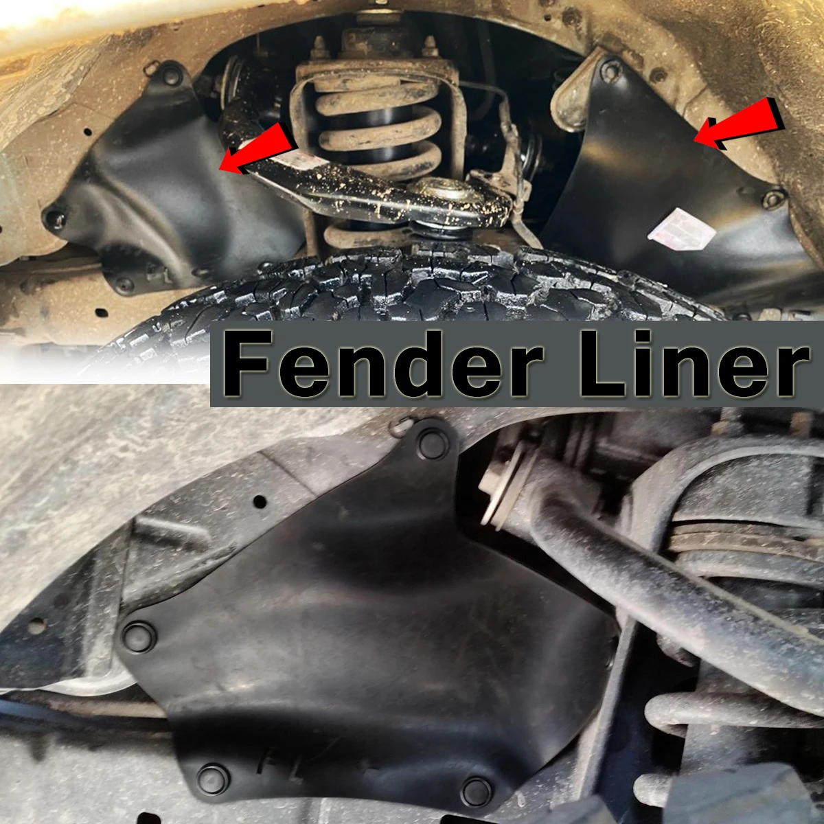 Toyota Land Cruiser Prado 03-20 крыло брызговик защитное уплотнение 53735-35150 53736-35150 53886-35020