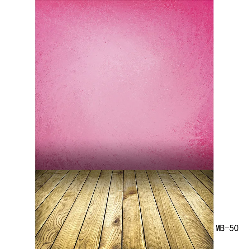 SHENGYONGBAO Vintage Gradient Photography Backdrops Props Brick Wall Wooden Floor Baby Portrait Photo Backgrounds MB-21