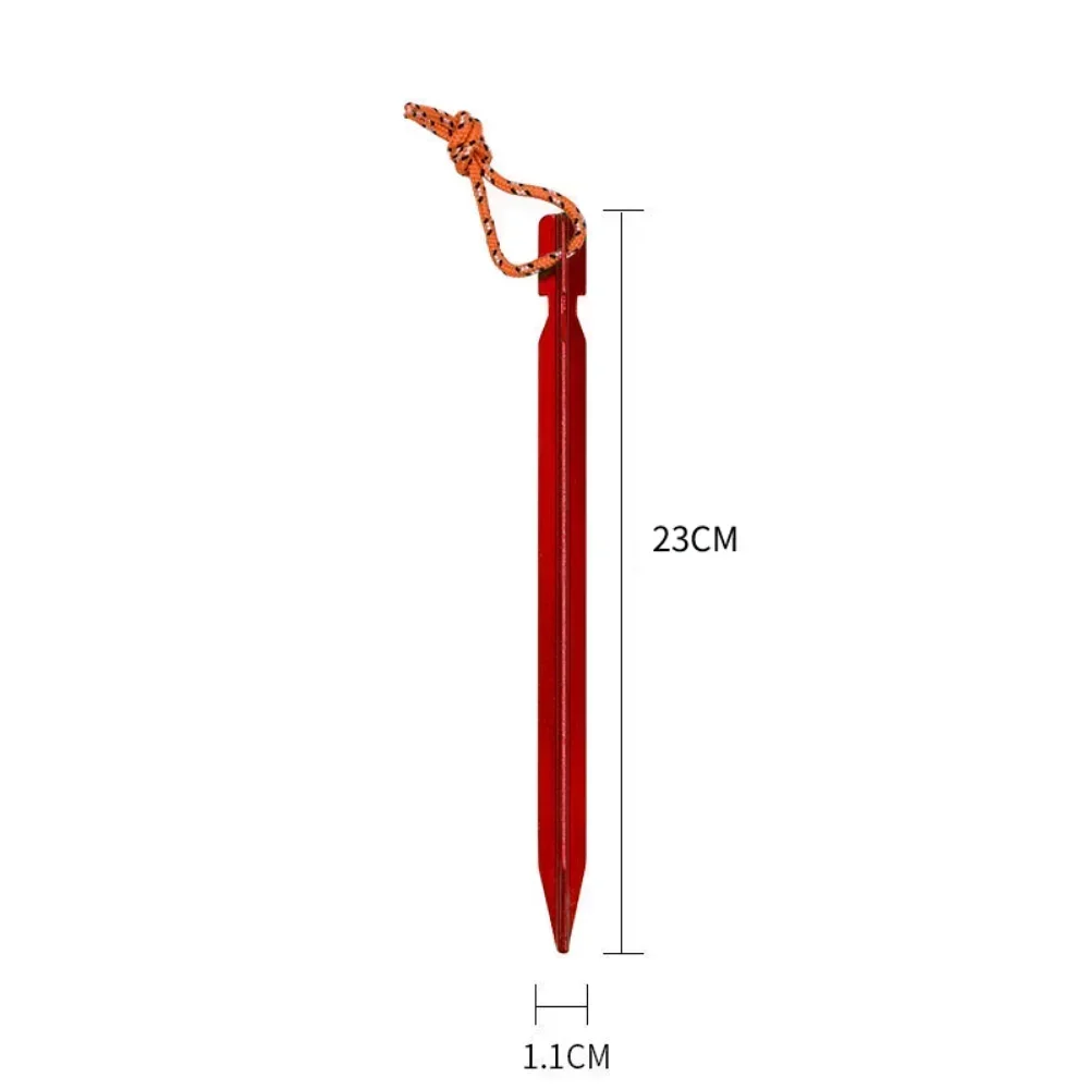 

Hammock Duty Ground Tent Heavy 5/10pcs/lot Cord Reflective Alloy Pegs 23cm Garden Aluminum Stakes Nail Camping Canopy Yard With