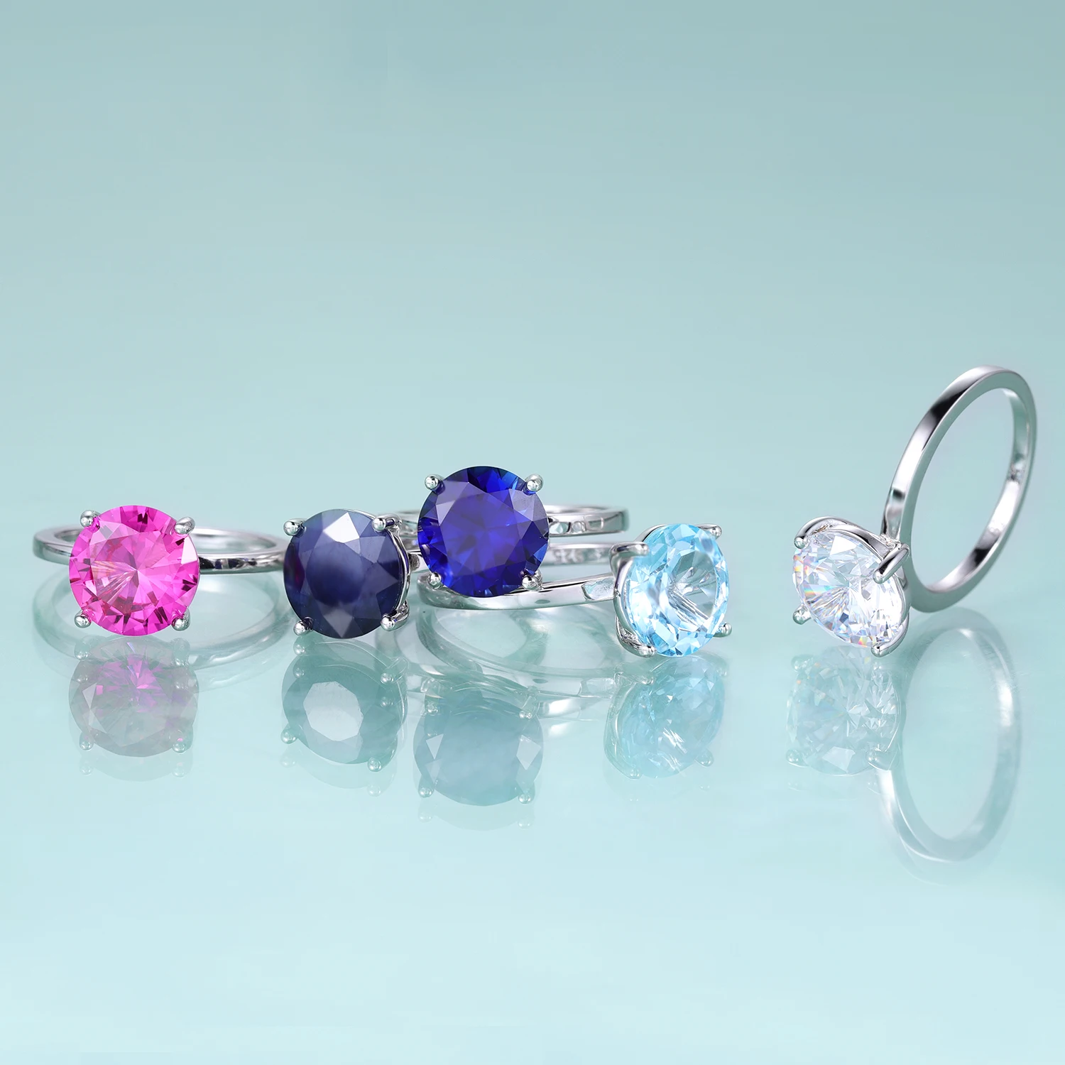 

Кольцо с камнем-талисманом GEM'S BEAUTY, обручальное кольцо с круглой огранкой из натурального драгоценного камня, удобное обручальное кольцо с ...