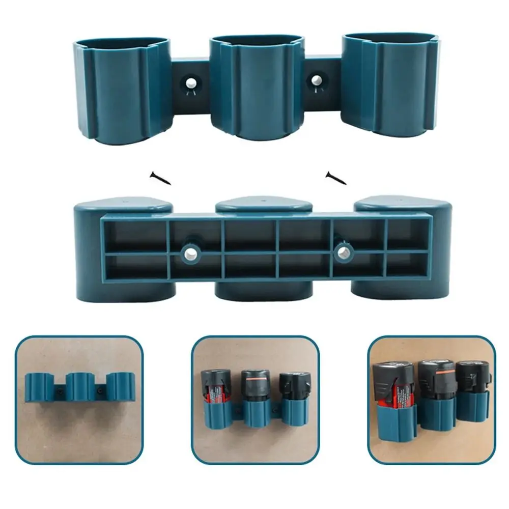 

Accessories Tool Storage Rack Battery Holder Dock Wall Mounted Rack Power Tool Bracket For Makita|Bosch|Milwaukee