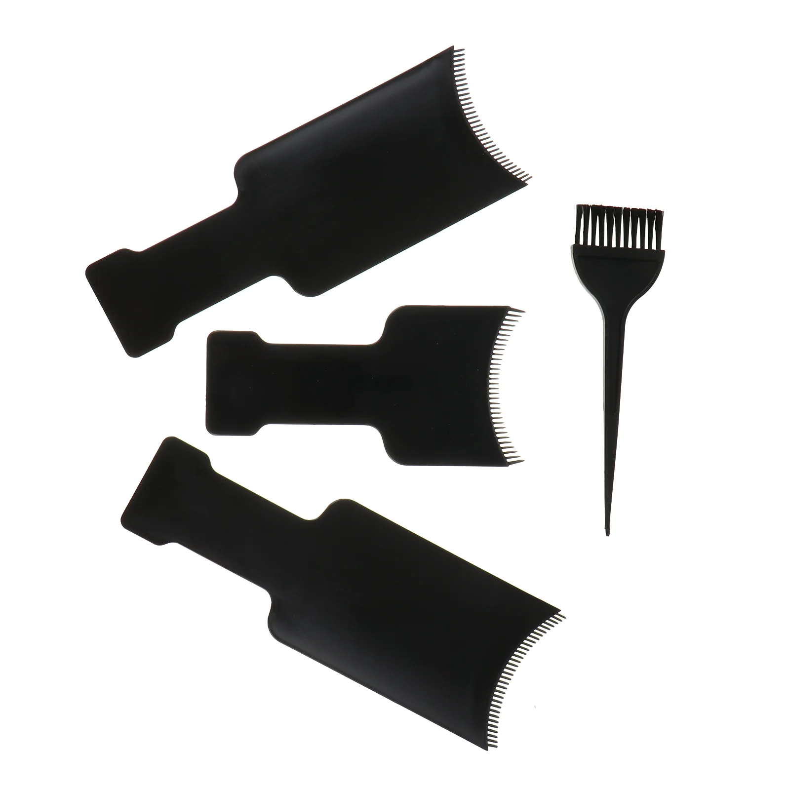 

4pcs Hair Coloring Kit Highlighting Board Brush Set Hair Coloring Brush