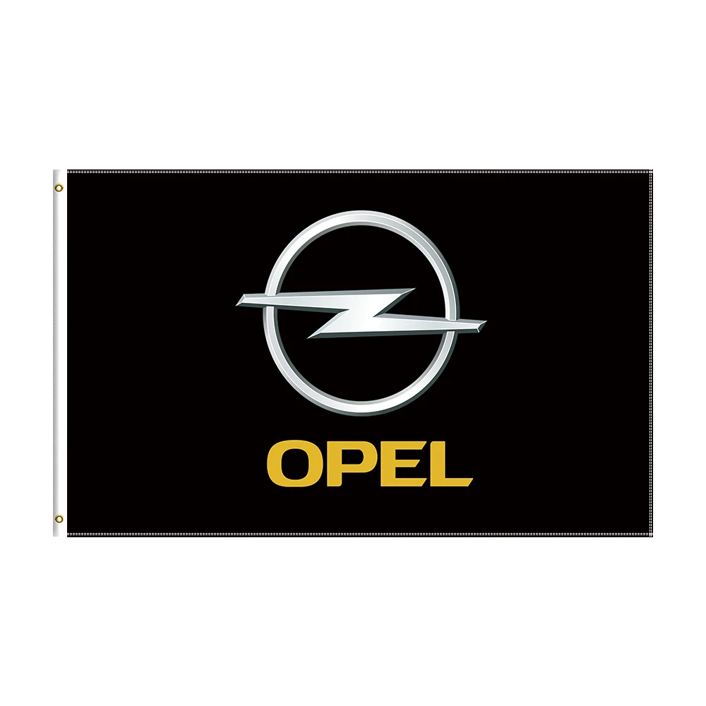 

3x5 Ft OPEL Flag Polyester Printed Racing Car Banner For Decor